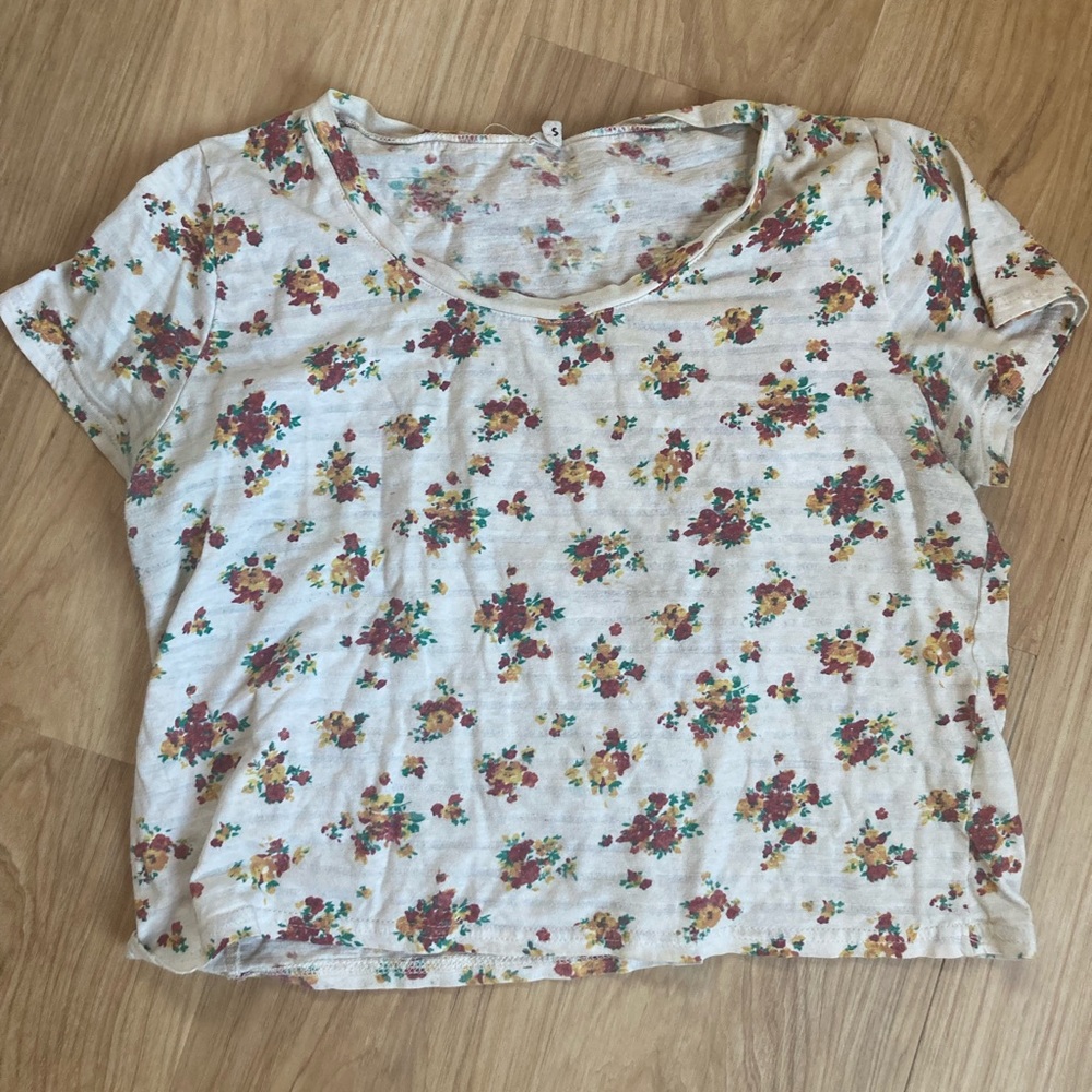 Floral crop top